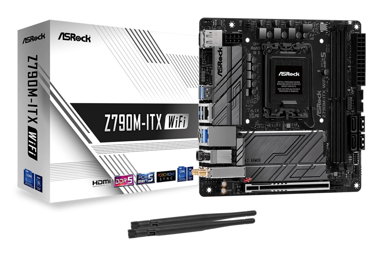 ASRock Z790M-ITX WiFi to doskonały wybór dla tych, którzy oczekują maksymalnej mocy w minimalnym rozmiarze.